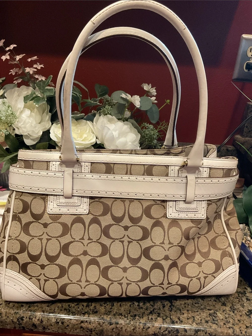 Vintage Coach Signature Bag Classic